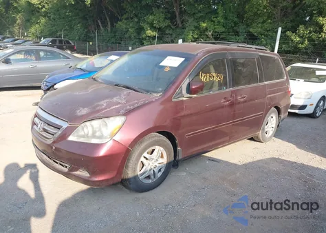 2007 Honda Odyssey Ex из США, поврежденный, VIN 5FNRL38417B084560